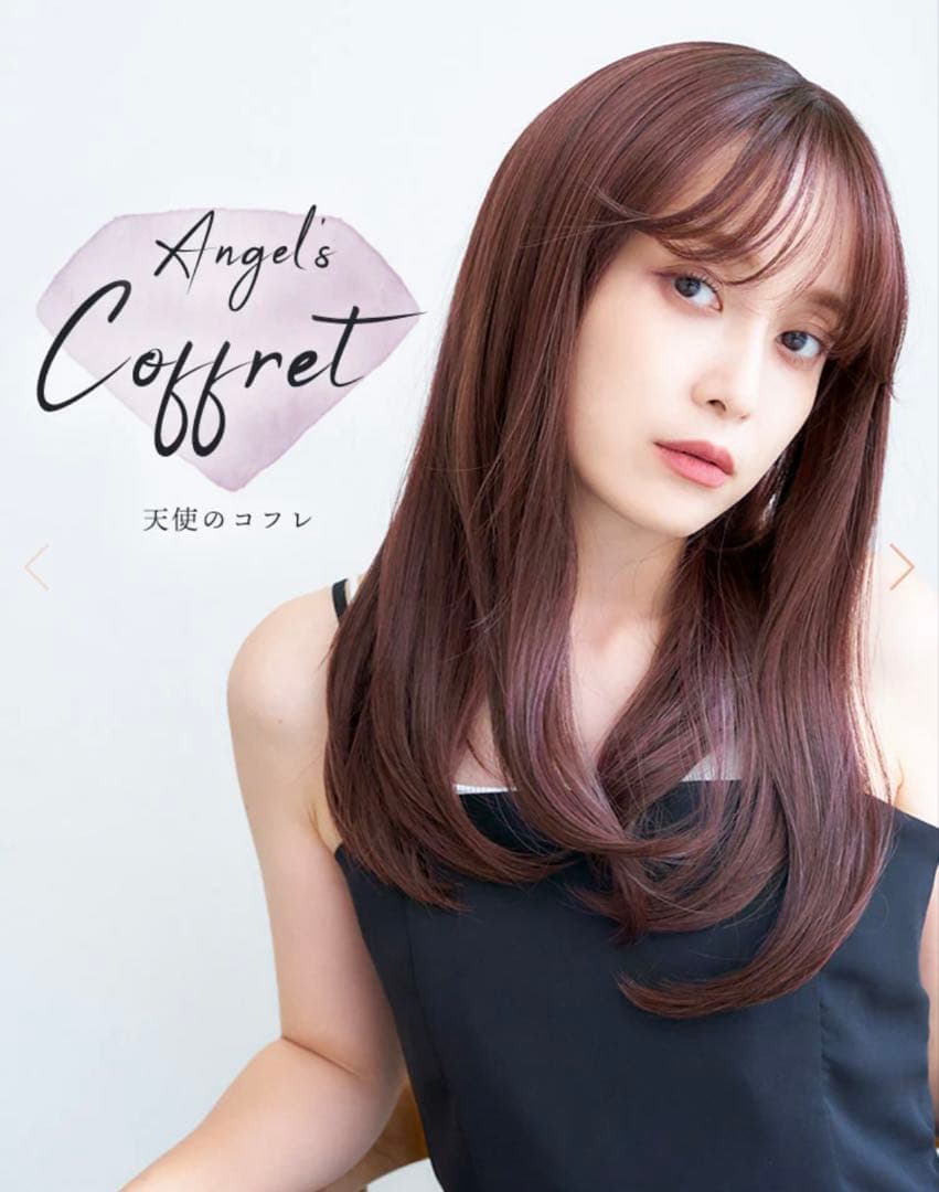 【ほぼ未使用/カット無】リネアストリア　天使のコフレ　プラムピンクプリン