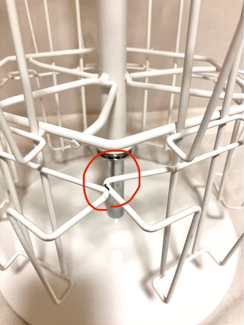 卓上ポストカード回転ラック 4段6面 店舗用什器 - メルカリ