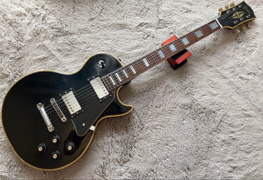 【ビンテージ】 Greco EG480b 75年製レスポールカスタム Yahoo!オークション - Greco EG-480 Les Paul Custom グレコ レスポー