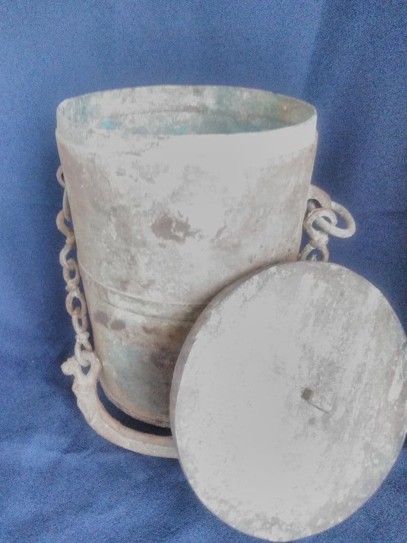 提僚壺　(古代中国)古美術 海底遺跡 海上がり壷 古陶磁 四耳壷 骨董 古美術 中国美術