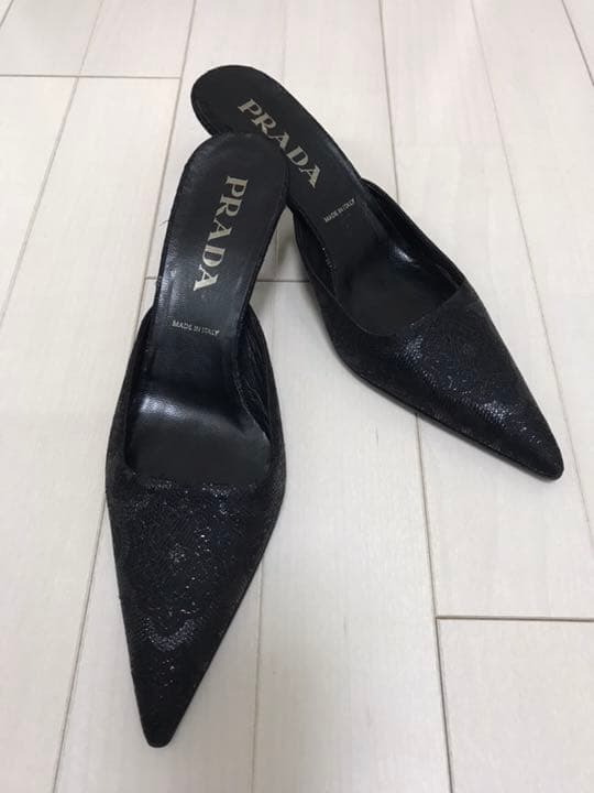 【美品】PRADA（プラダ）ミュール パンプス 23.5