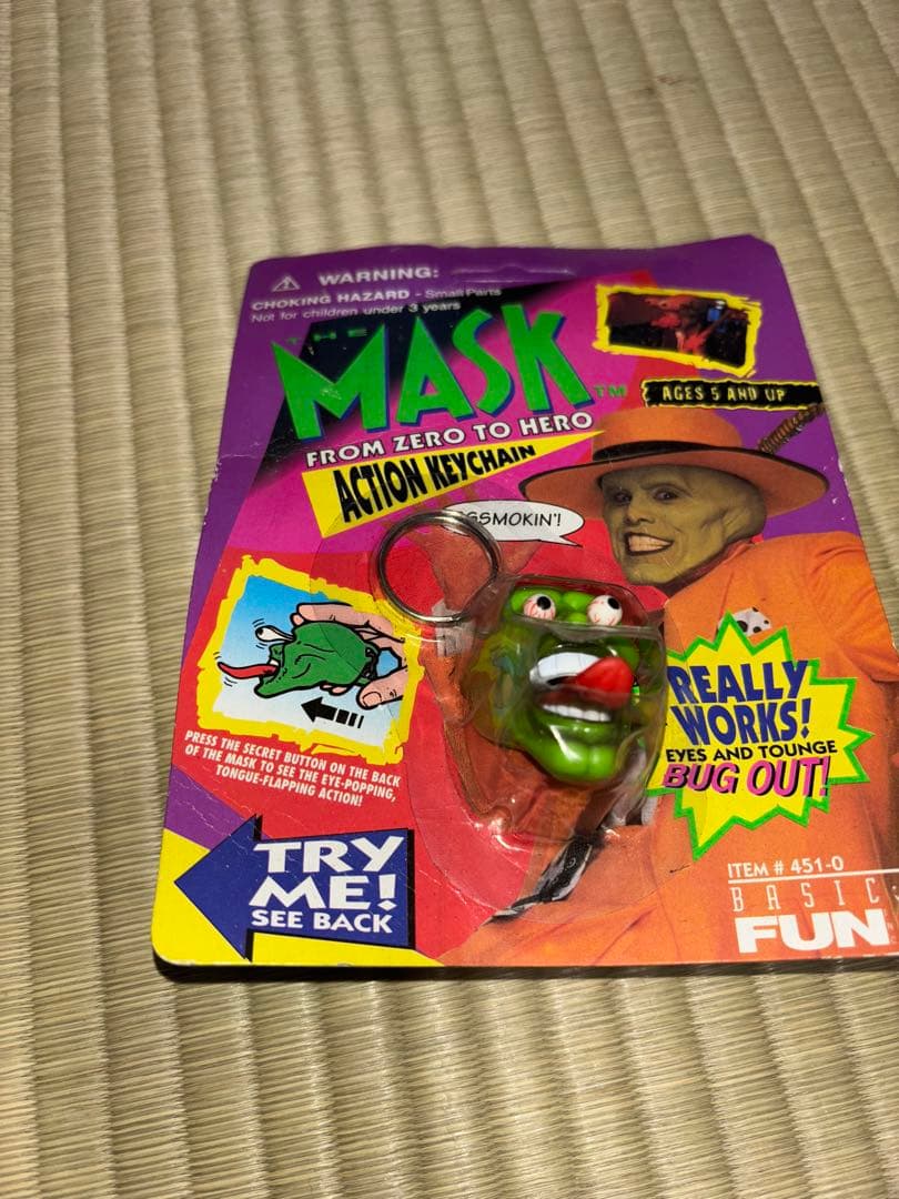 専用　 残6 the mask アクションキーチェーン　キーホルダー