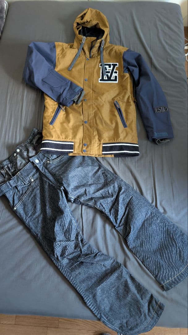 ★kan★スキースノボウェア上下セット ESTIVO(Mサイズ)