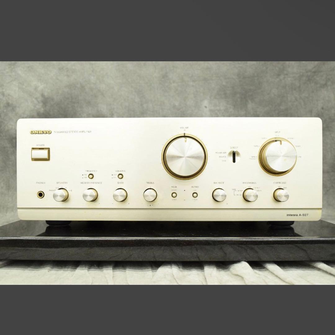 美品】ONKYO A-927 オンキョー プリメインアンプ - メルカリ