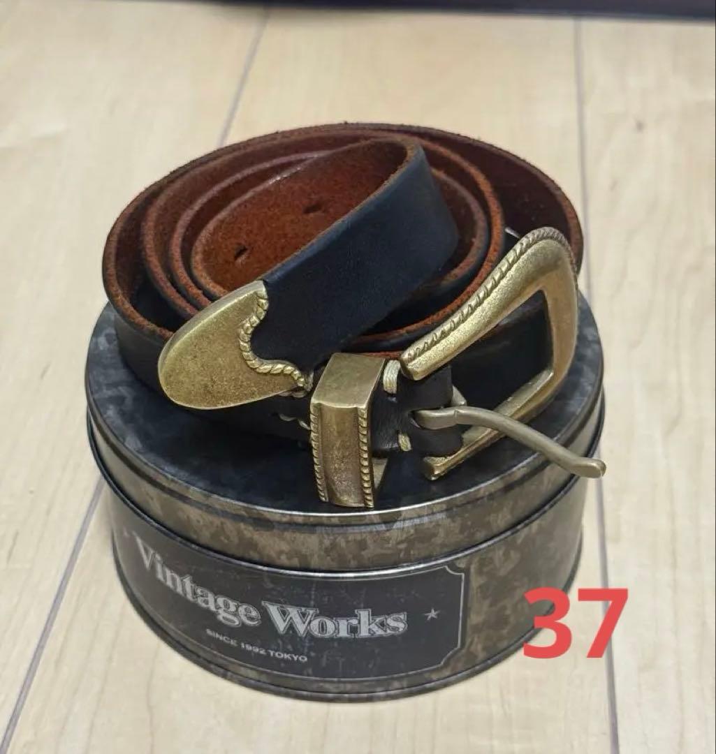 希少　Vintage Works ウェスタンベルトDH5738 真鍮　37/94 Vintage works(ヴィンテージワークス) ウエスタンベルト SPECIAL DH
