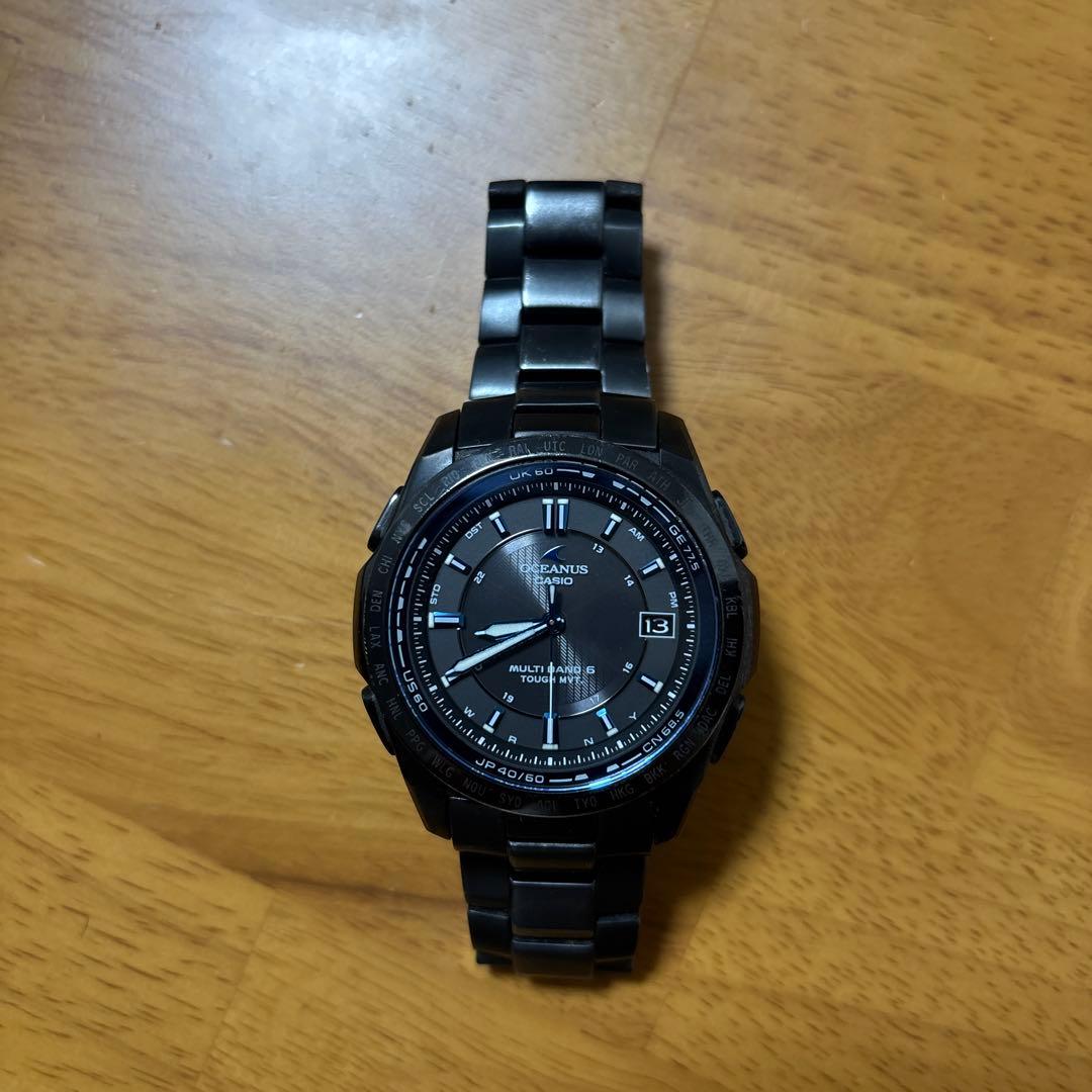 OCEANUS OCW-T100TB-1AJF ブラック 腕時計 メンズ