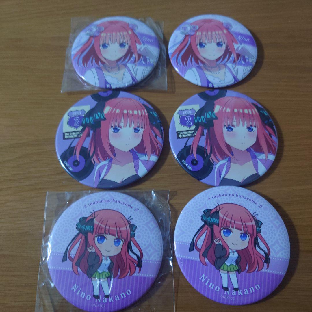 五等分の花嫁 缶バッジ 中野二乃 (2) - メルカリ
