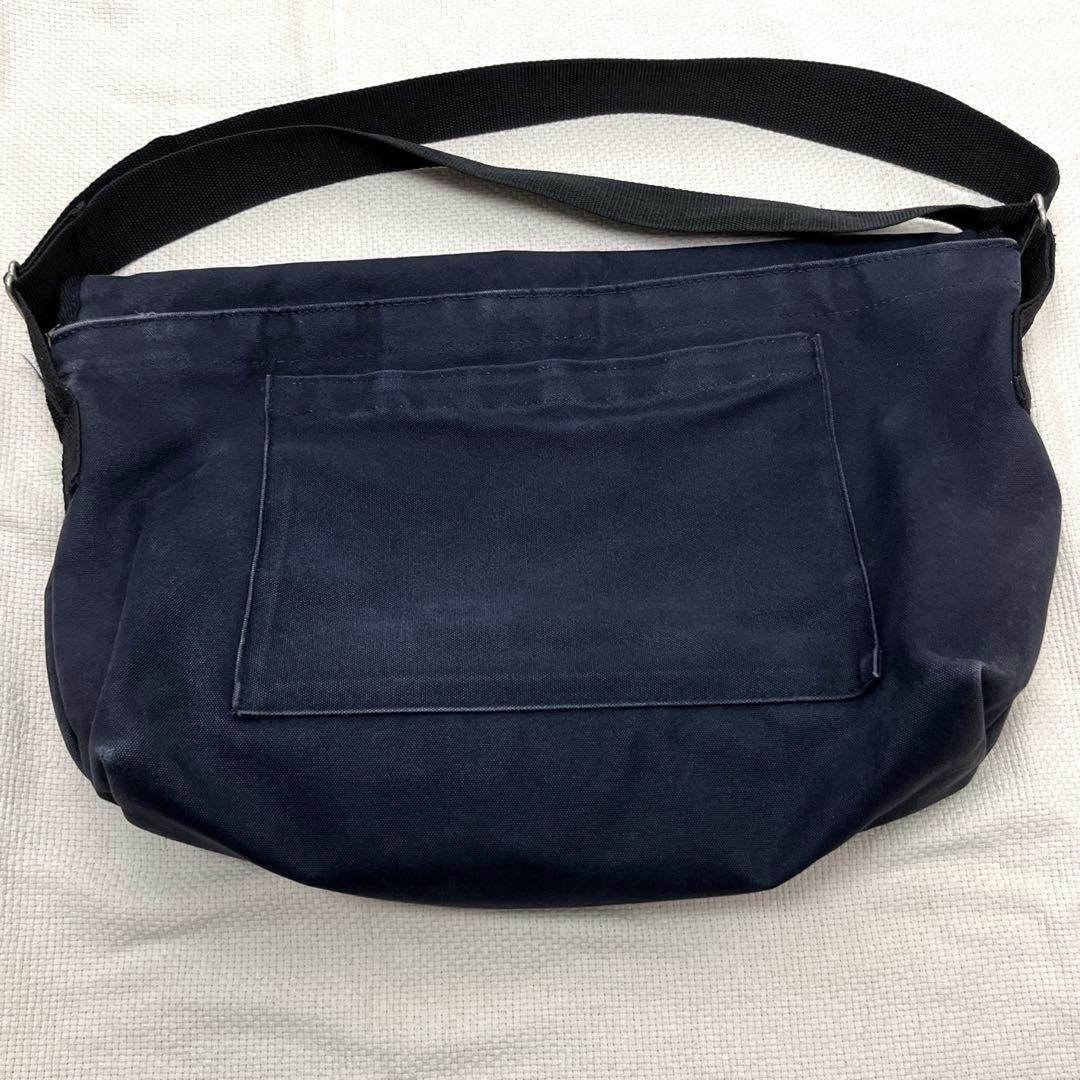 ディ マティーニ メッセンジャーバッグ キャンバス ブラック USA製