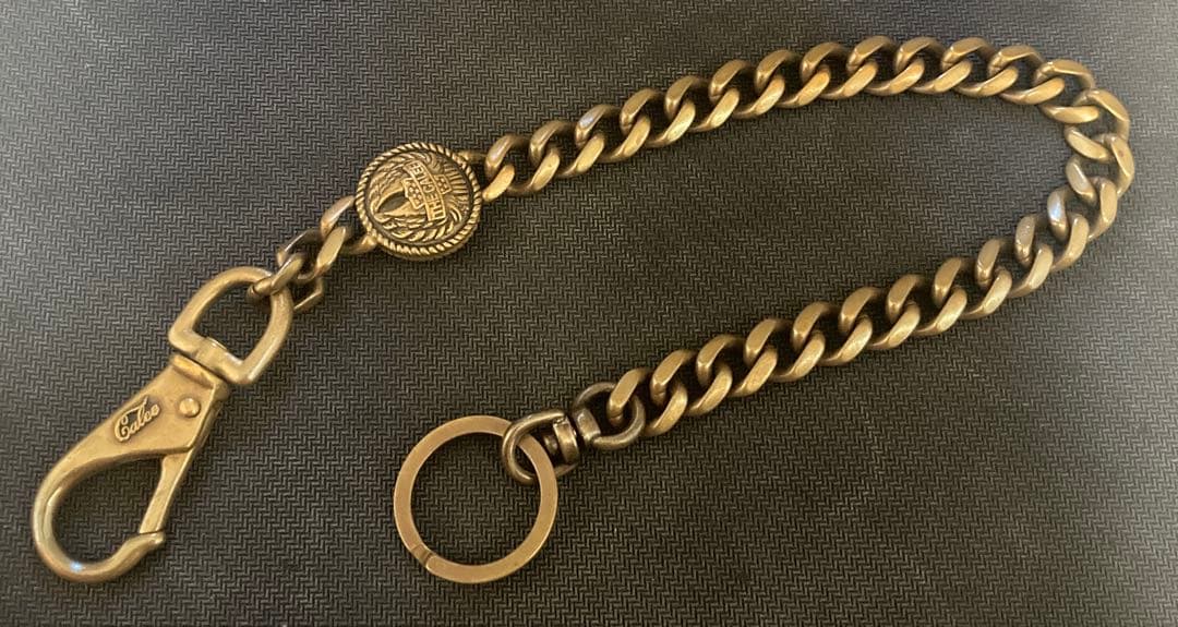 CALEE キャリー　ウォレットチェーン　真鍮　廃盤品 ☆CALEE☆キャリー ウォレットチェーン ブラス 真鍮 コンチョ 廃盤品