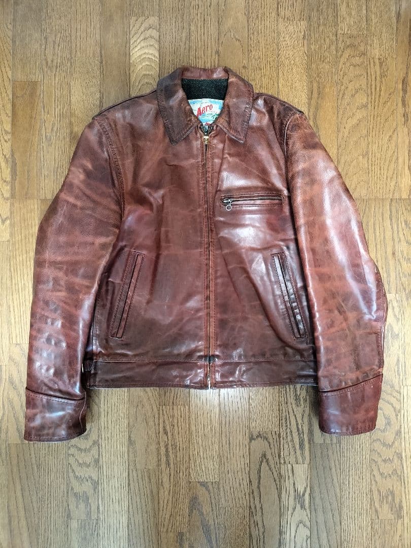 エアロレザー ハイウェイマン サイズ36 aero leather