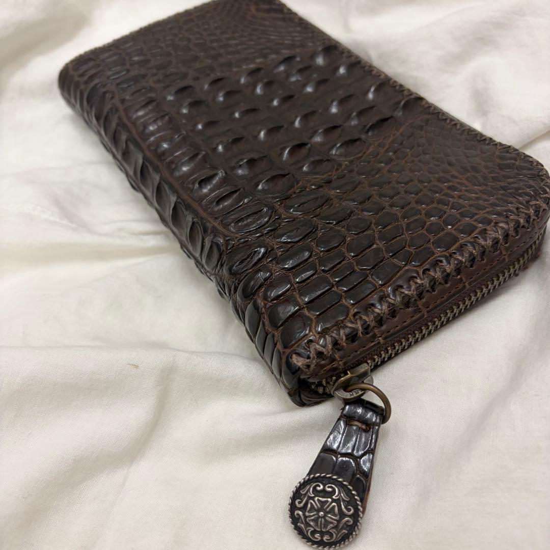 【FUNNY クロコダイル　ホーンバック】チャーリーズウォレット　ファニー