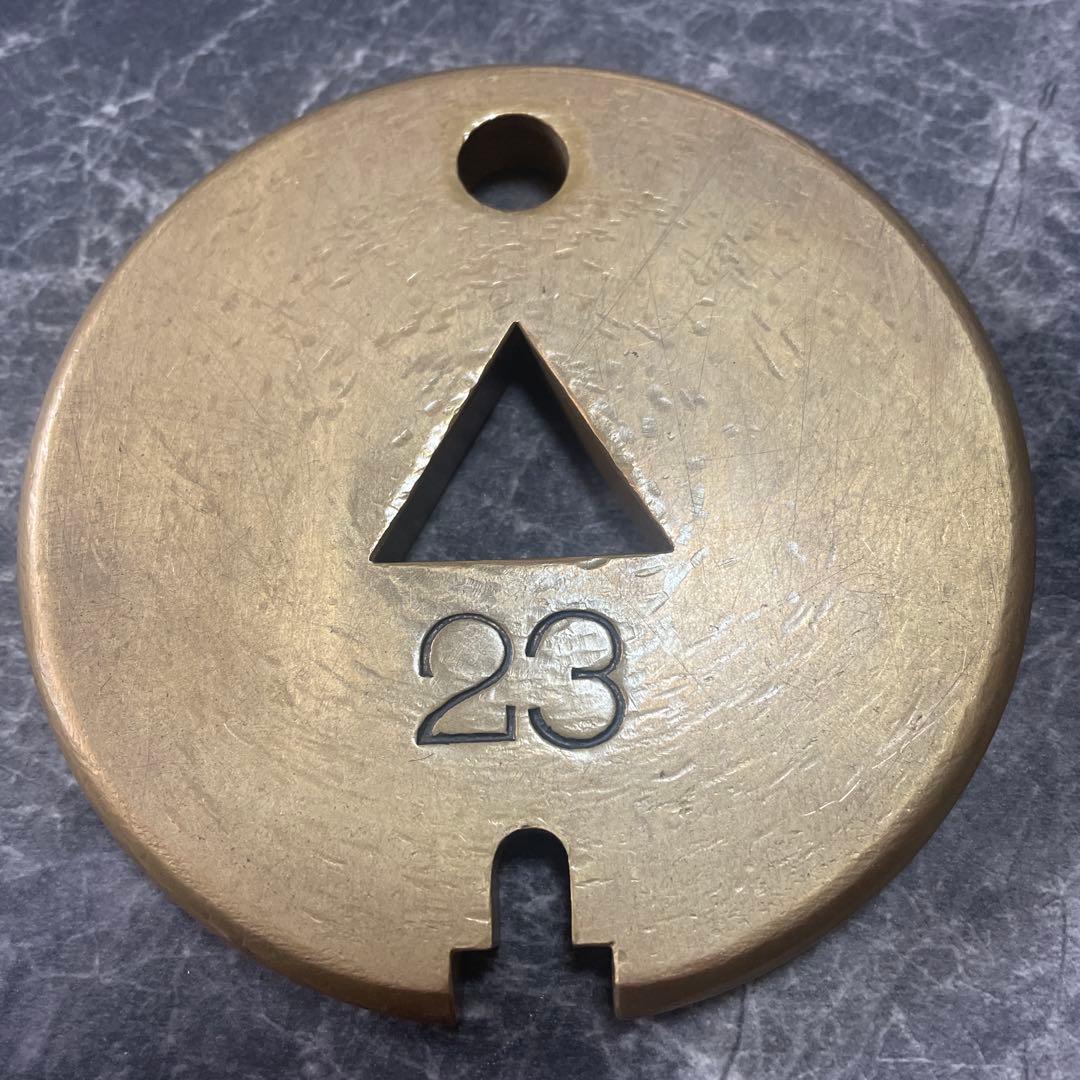 20国鉄タブレット　鉄道廃品　国鉄通票タブレット玉　通票閉塞器　鉄道信号保安装置