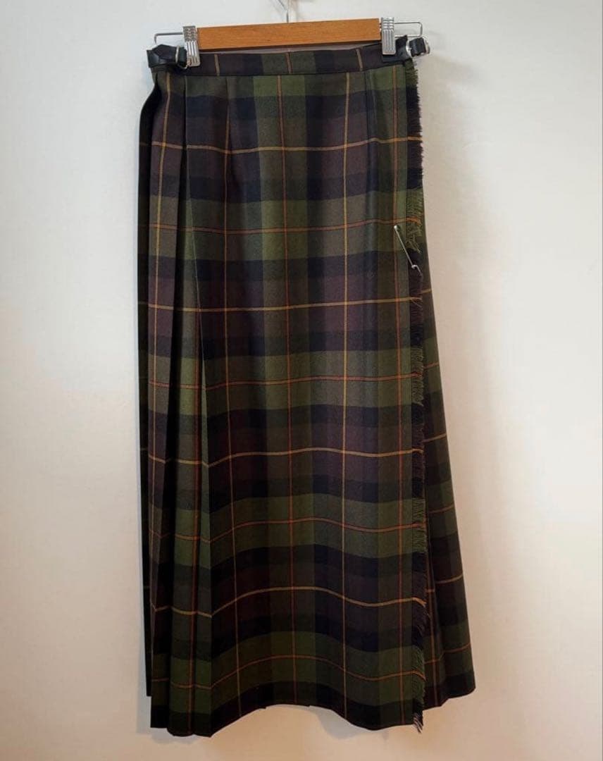 O'Neill チェック柄 プリーツロングスカート サイズM