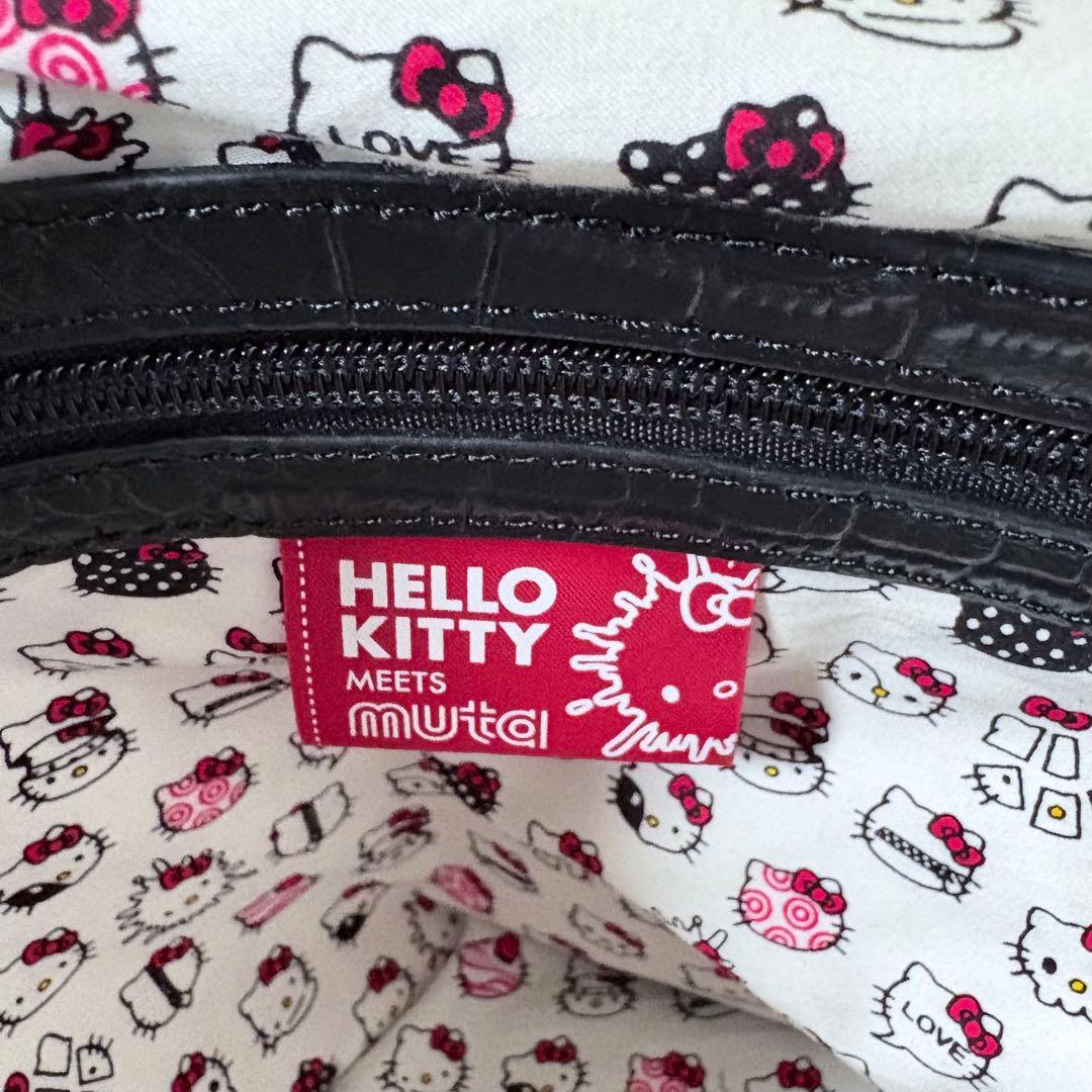 レア⬛︎ハローキティ⬛︎muta⬛︎ボストンバッグ⬛︎コラボ⬛︎レザー