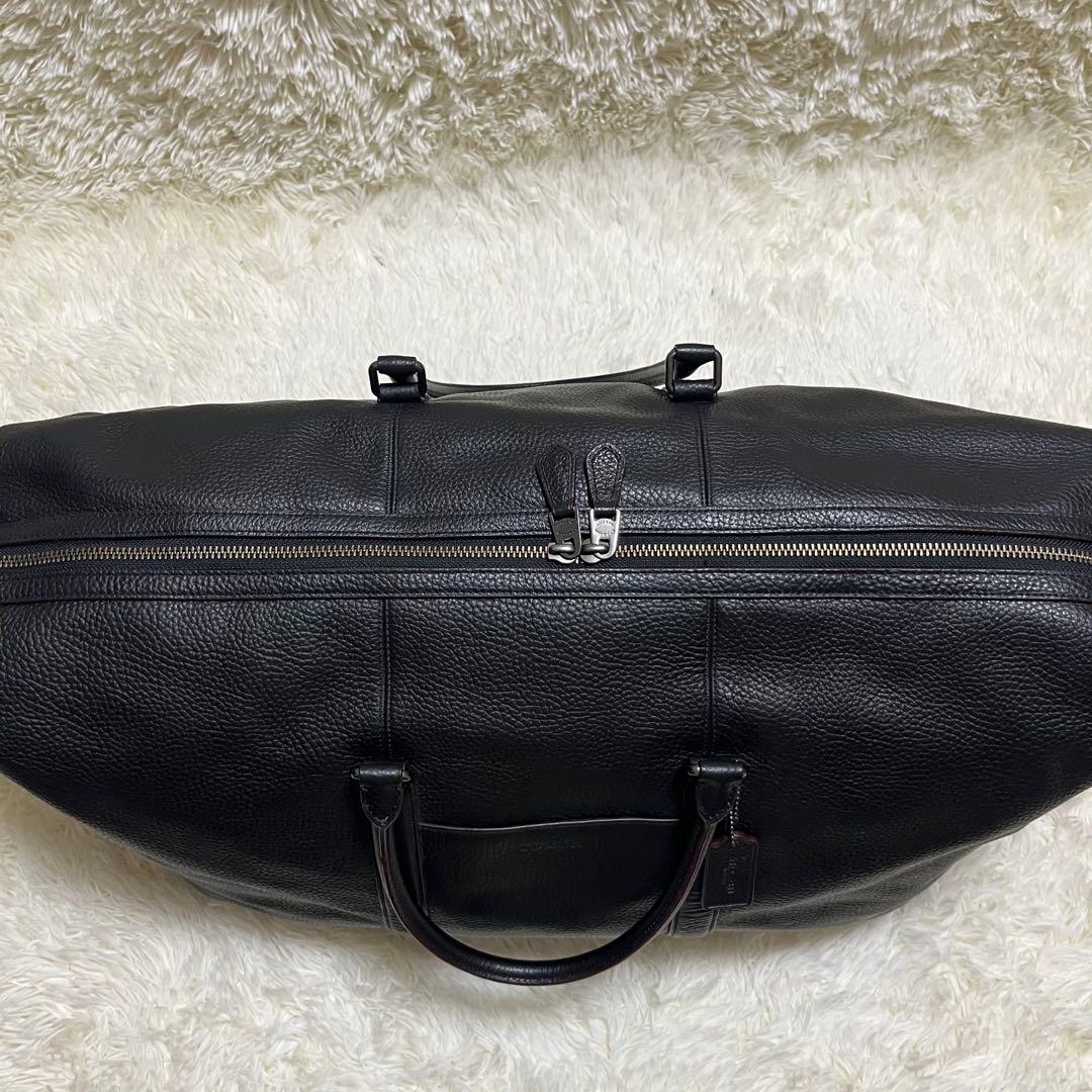 美品 コーチ F78129 レザー ボストンバッグ 2way シボ革 W50の通販はau