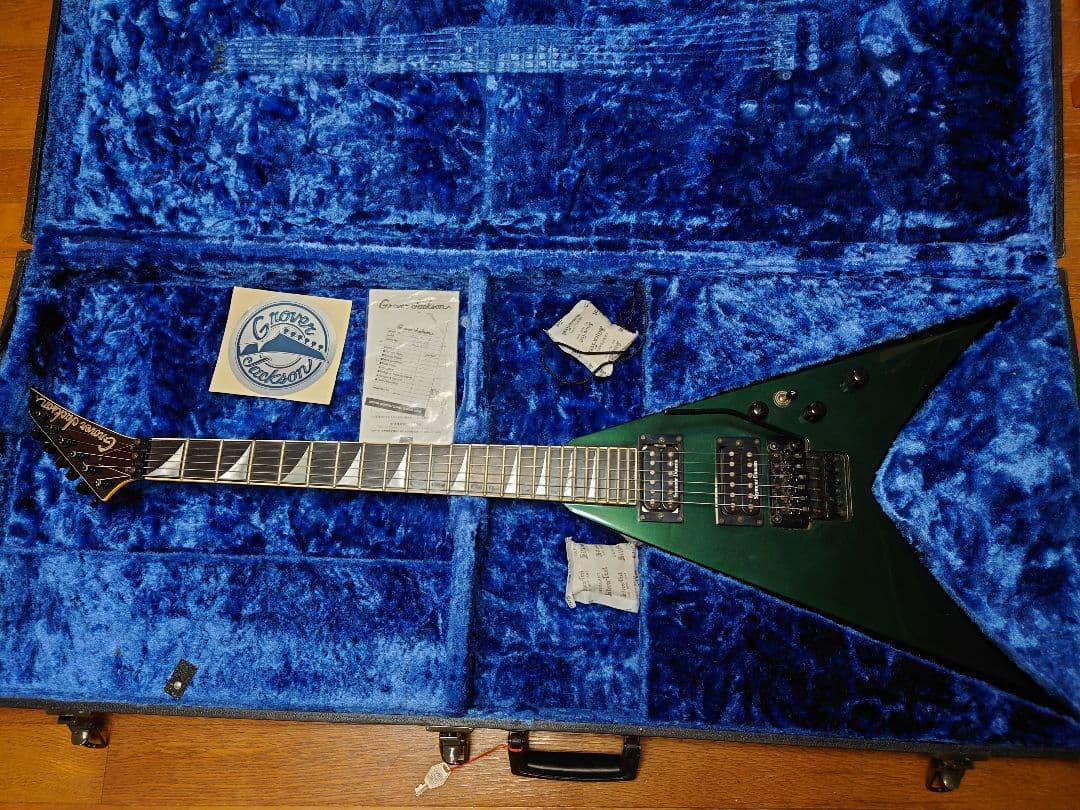 岡本Yuma Jackson KV.I-195 ハードケース付き Jackson（ジャクソン） Dinky/Soloist Foam Core Case Black エレキ