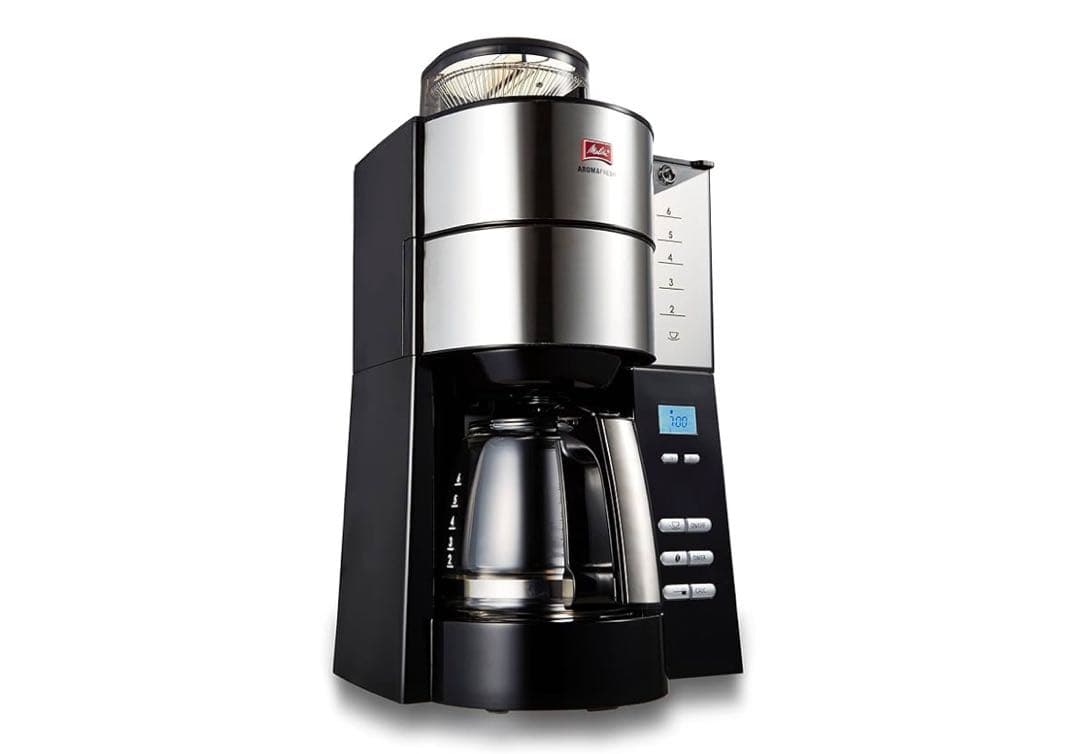 メリタ 全自動 コーヒーメーカー アロマフレッシュ 6杯用 AFG622-1B