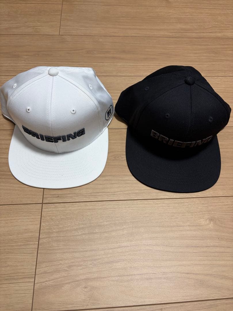 BRIEFING CAP 白 黒 セット 別注カラー BGW253M01