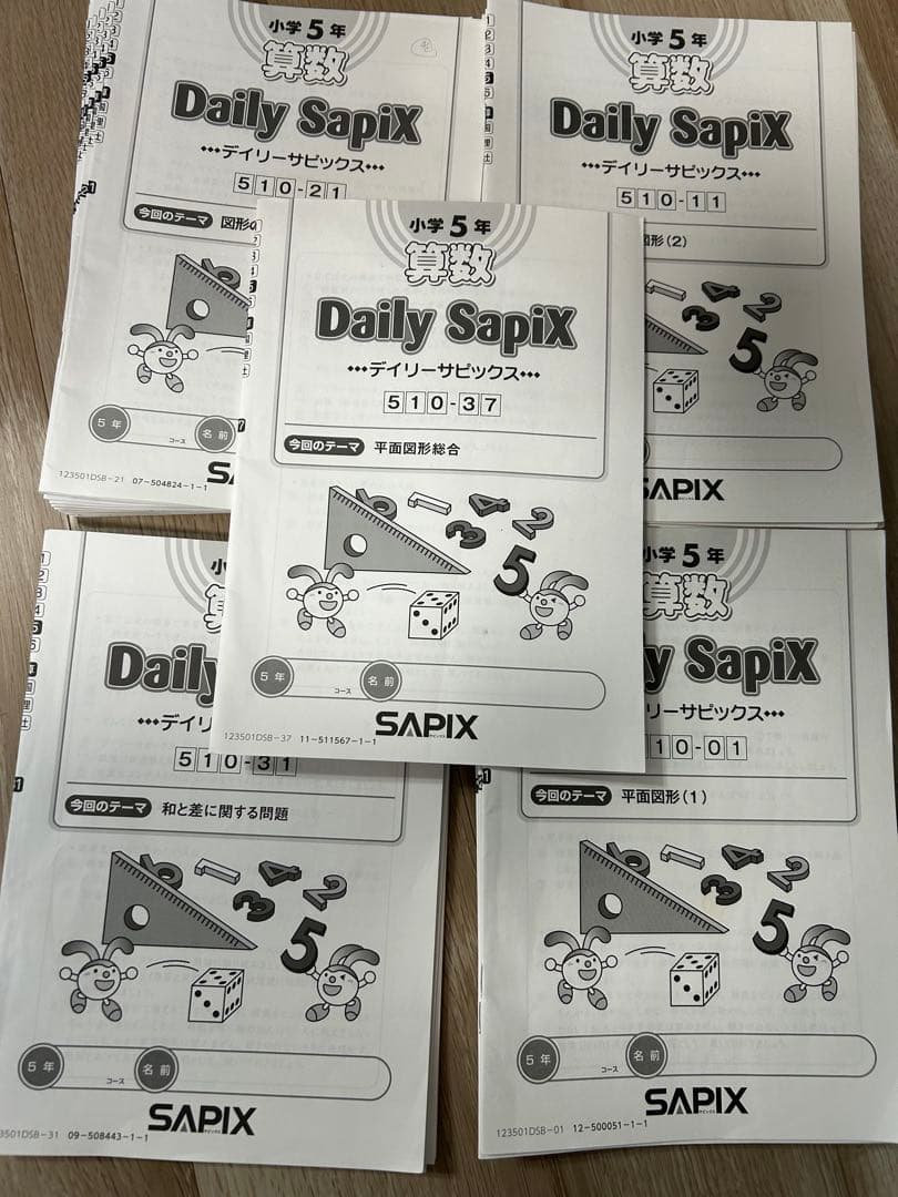 デイリーサピックス　SAPIX 小学5年 算数