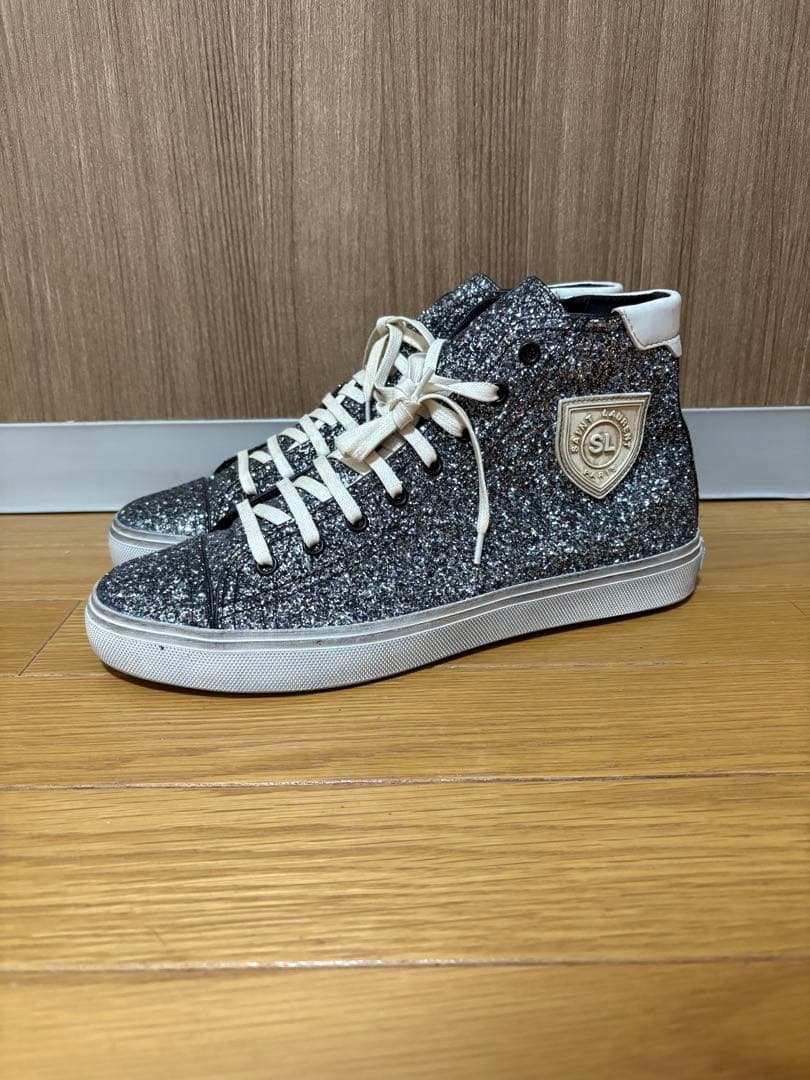 SAINT LAURENT ラメスニーカー