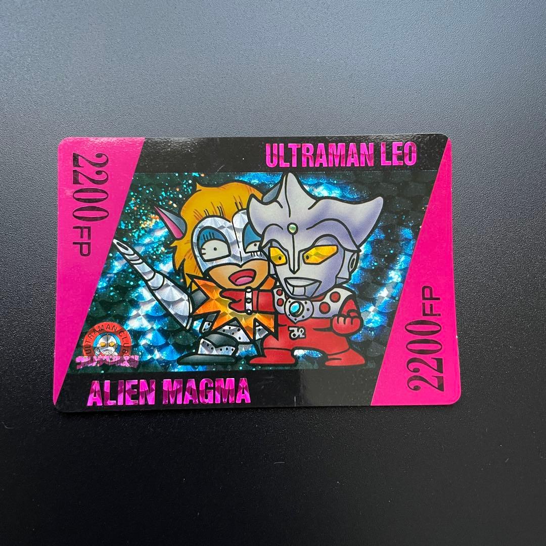 レア1990年物 ウルトラマン倶楽部 カードダス No.12 レオVSマグマ星人