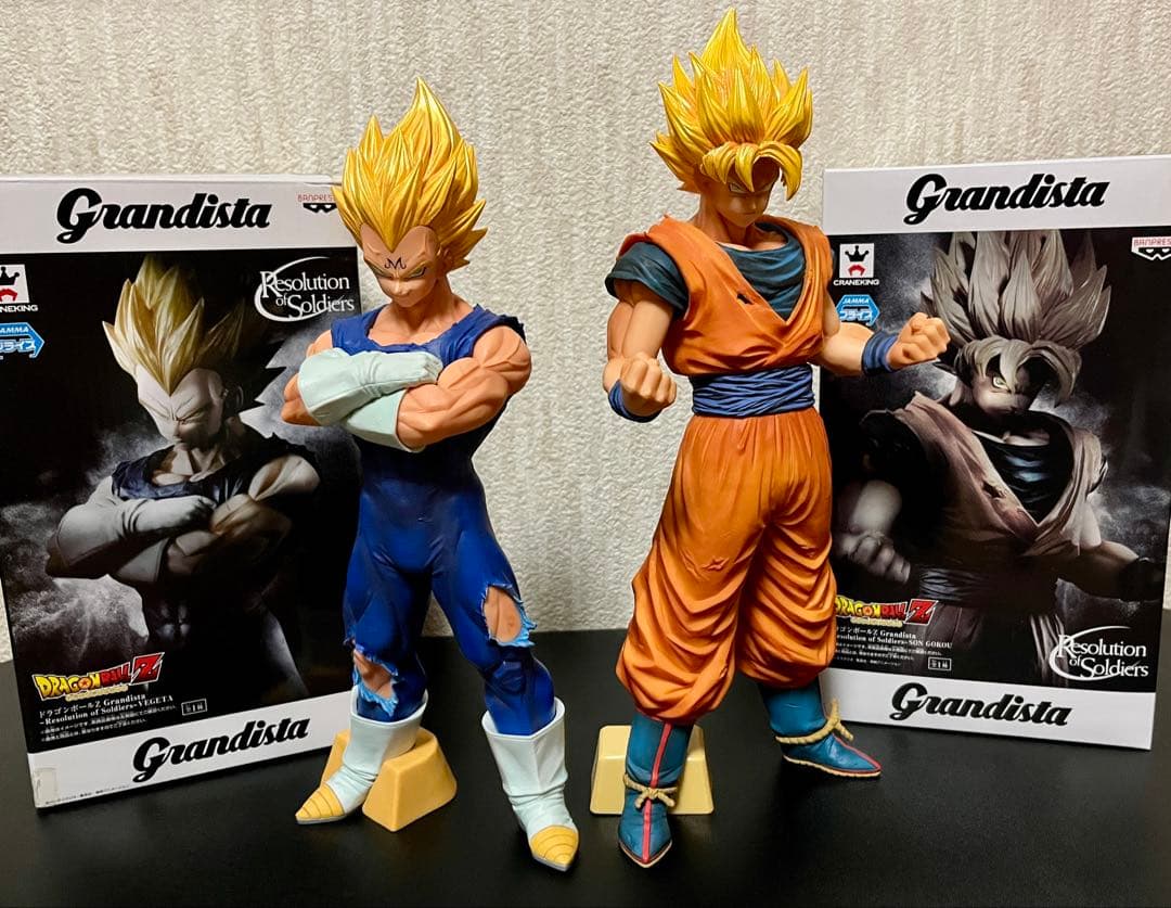 【美品】Grandista ドラゴンボールフィギュア 悟空＆ベジータ 2体セット
