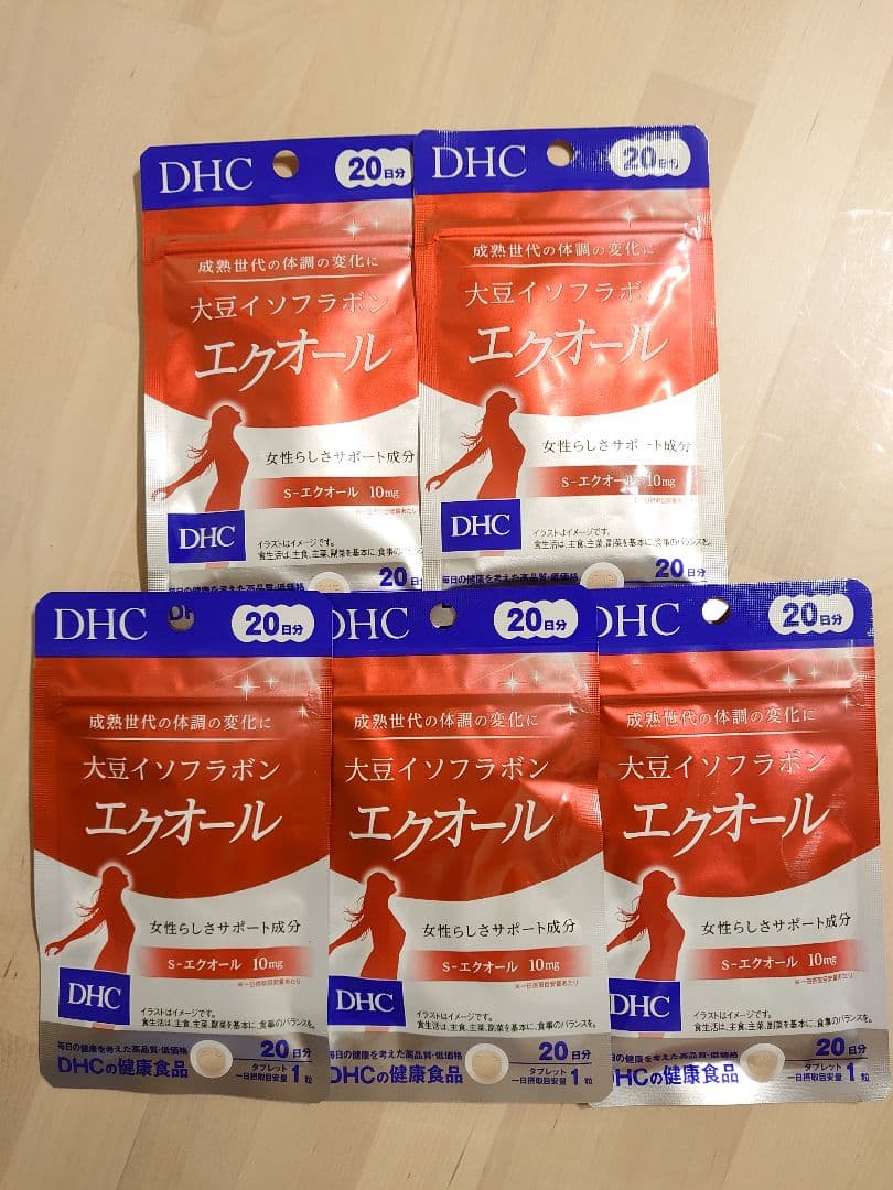 DHC 大豆イソフラボン エクオール 20日分 20粒 5袋 DHC 20日分 大豆イソフラボン エクオール ( 20粒 )/ DHCサプリメント