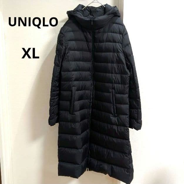新品未使用】UNIQLO ウルトラライトダウンロングコート XL ブラック
