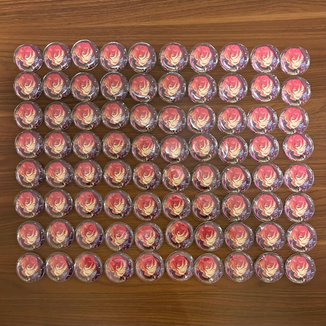 あんスタ フィーチャースカウト 缶バッジ 2021 逆先夏目 80個 カバー付き