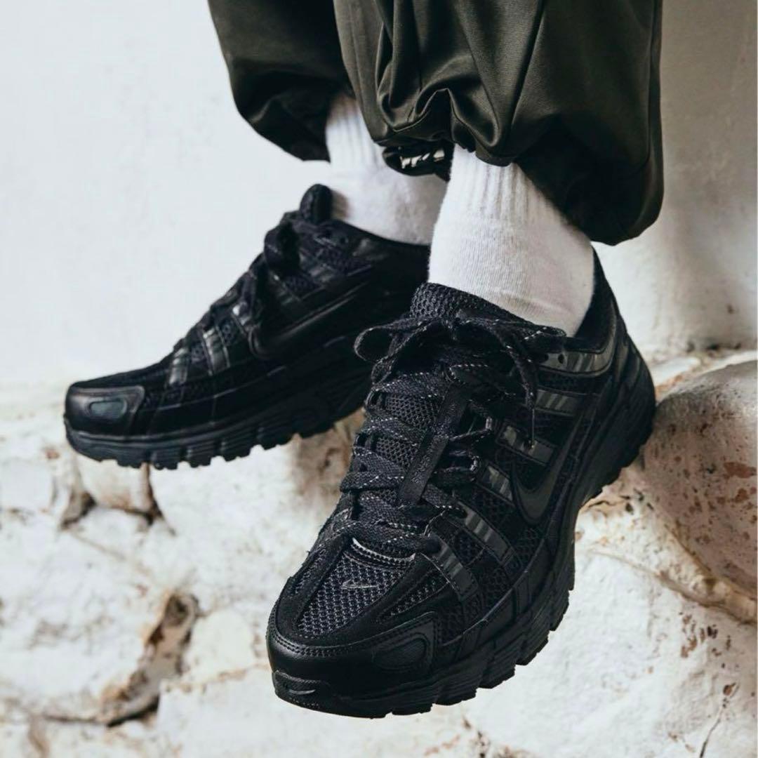 NIKE ナイキ P-6000 プレミアム トリプルブラック 黒 24.5 - メルカリ