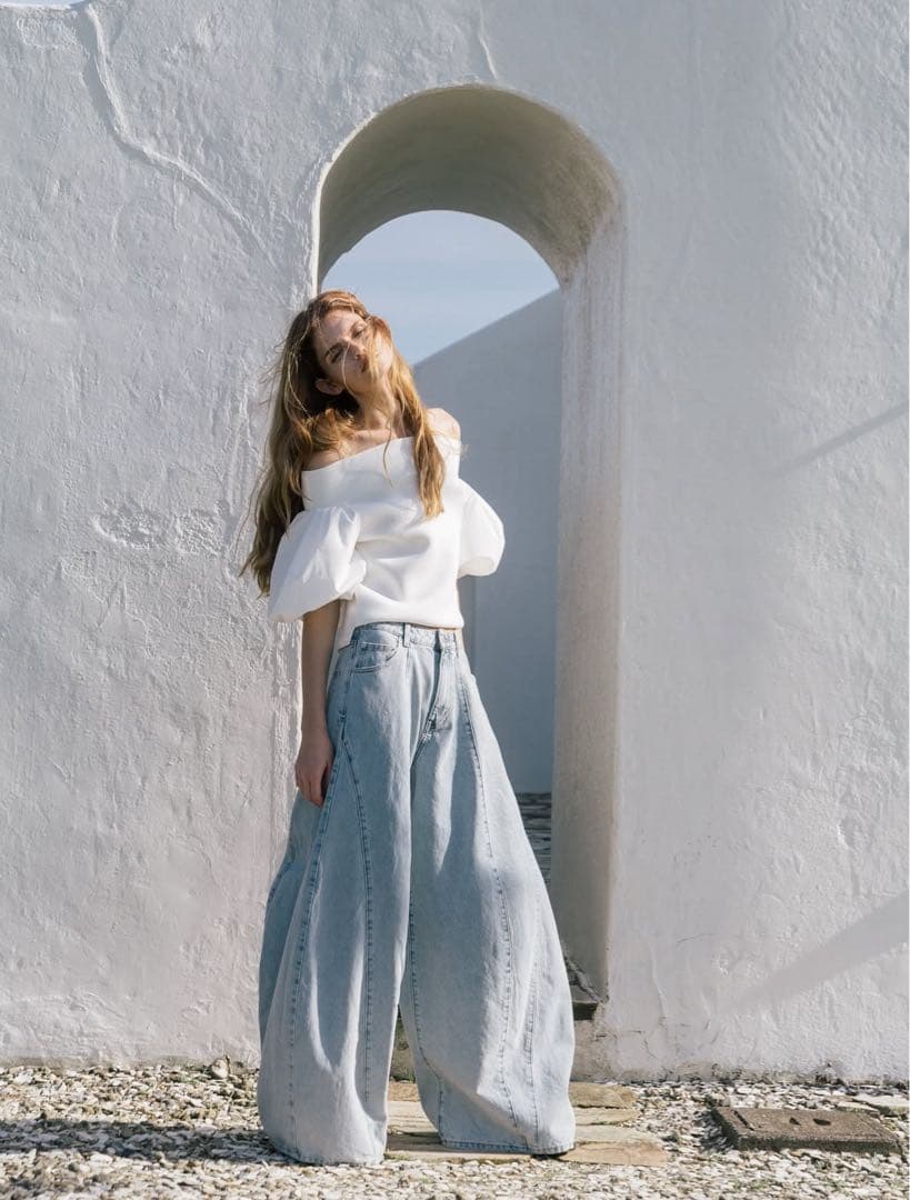 The toe デニム Lexington Double Belt Denim Pants – THE TOÉ