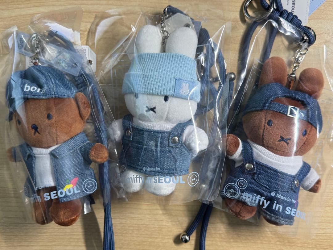 ミッフィー デニム ドール キーリング 3種セット 韓国 ミッフィー ソウル デニム キーリング 3種セット 韓国限定｜Yahoo