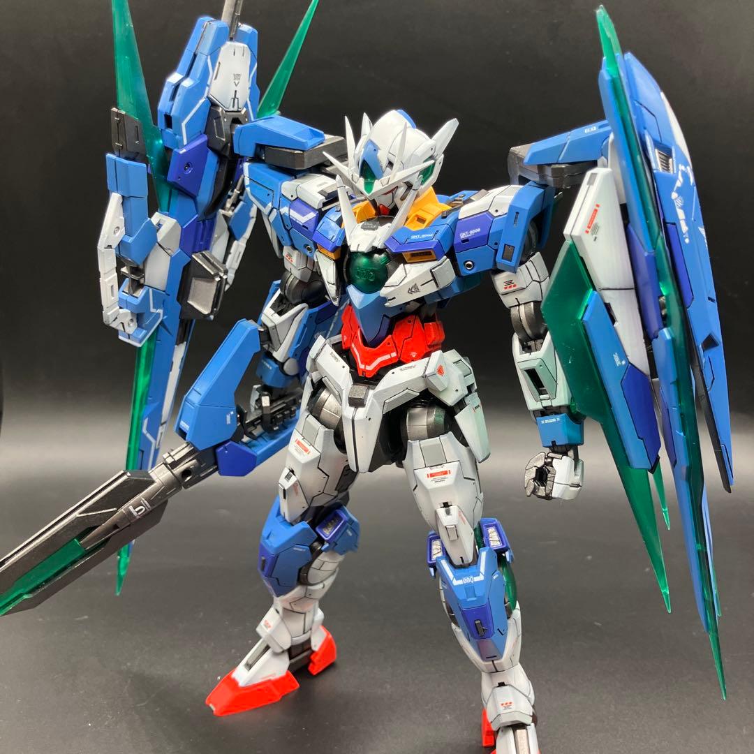 1/100 MG ダブルオークアンタフルセイバー　改修全塗装完成品