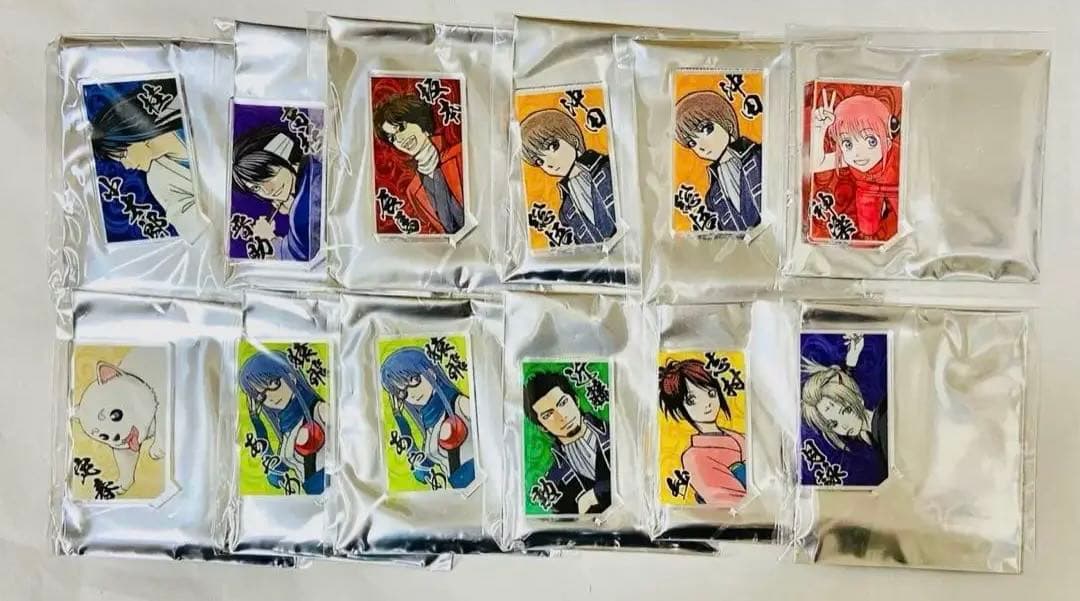 銀魂　アクリルキャラコレクションセット 高杉桂沖田坂本神楽定春近藤月詠妙猿飛