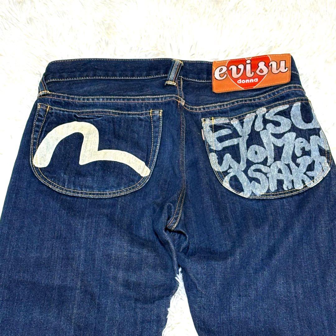 希少 エヴィス ジーパン EVISU DONNA 大阪限定モデル 28✖️32 - メルカリ