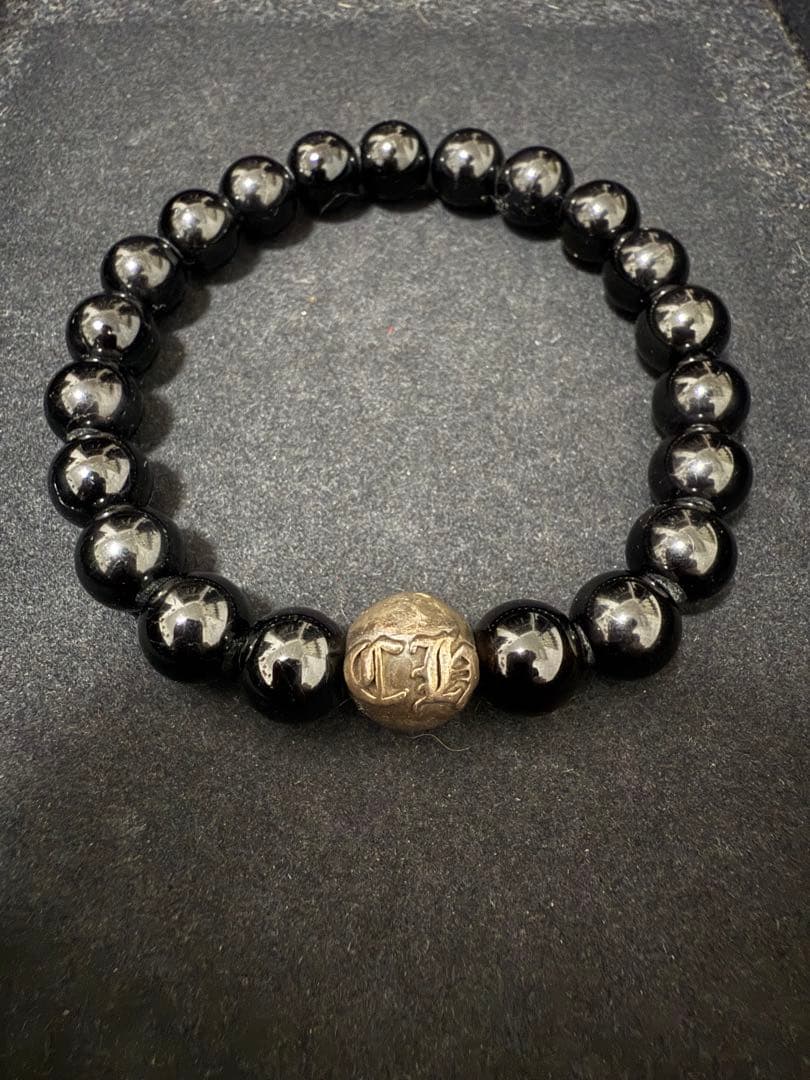クロムハーツ　CHロゴボール　ビーズブレスレット8mm