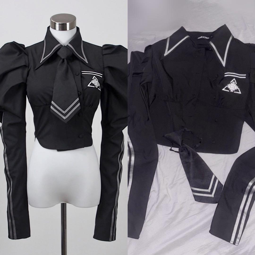 HIDOLATRAL THEODOL テオドール学園 ブラウス ブラック