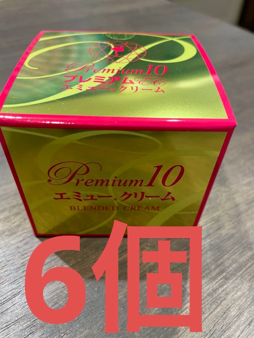 エミュークリームプリミアム85g 6個