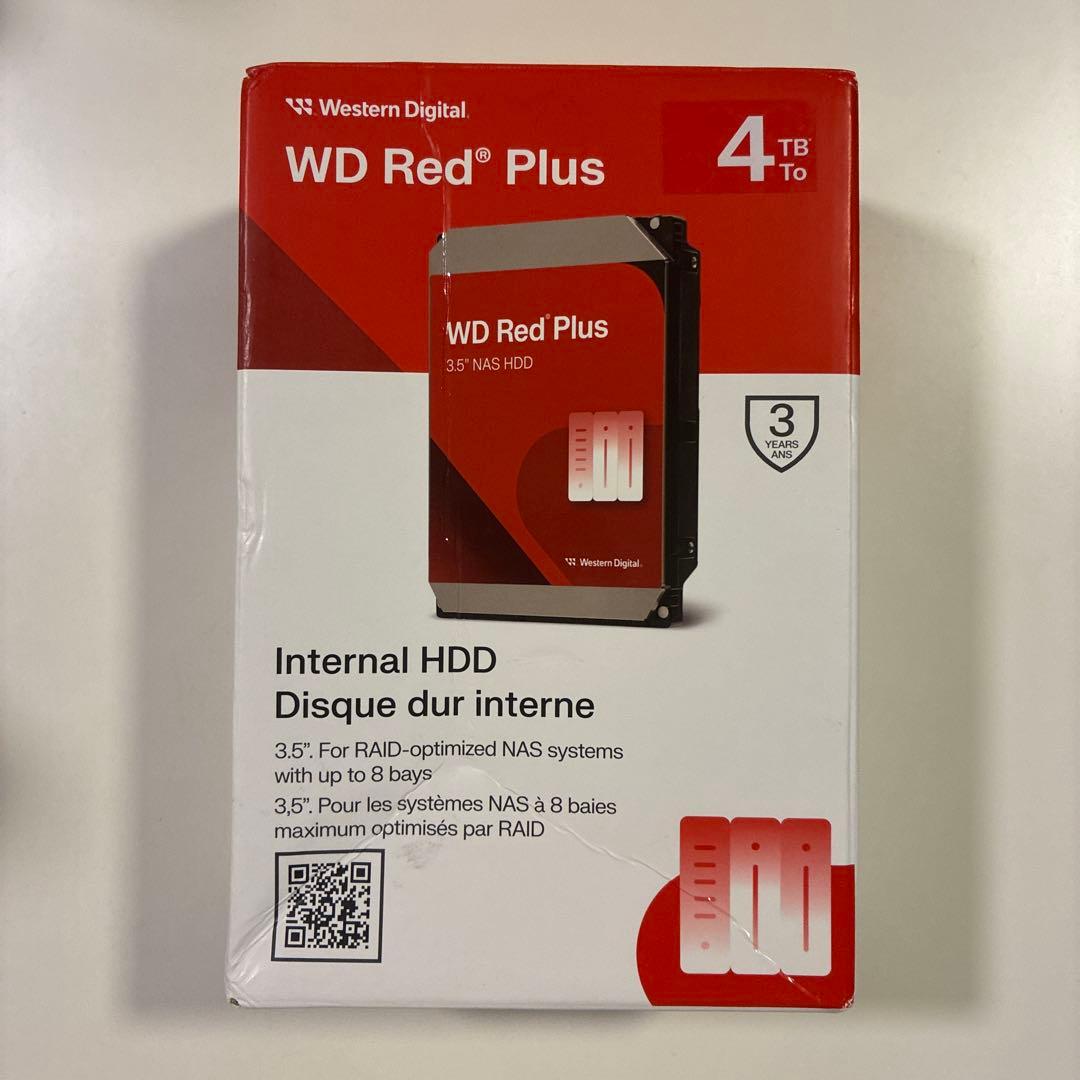 WD Red Plus 4TB HDD 3.5インチ