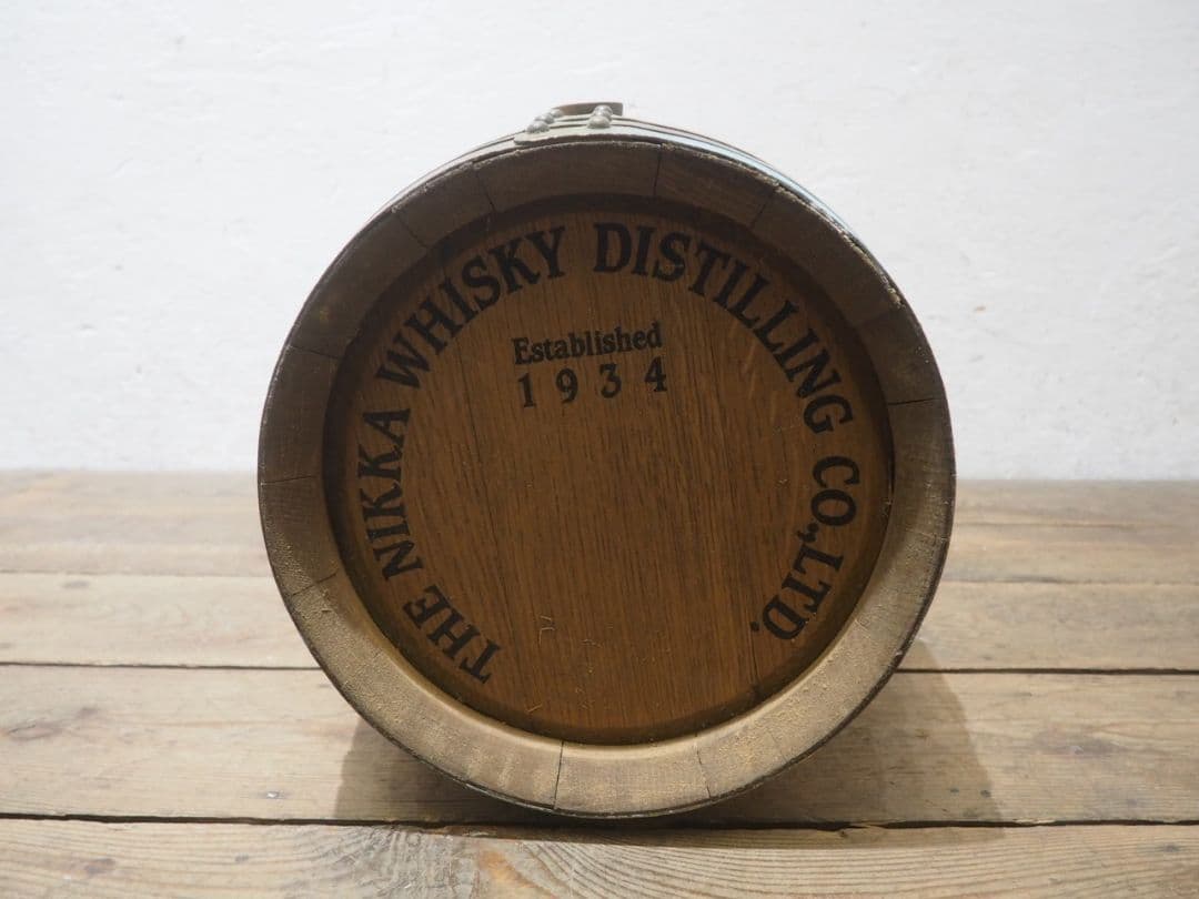 1240 ヴィンテージ ウィスキー樽のオブジェ ニッカ レトロ バー パブ 蛇口