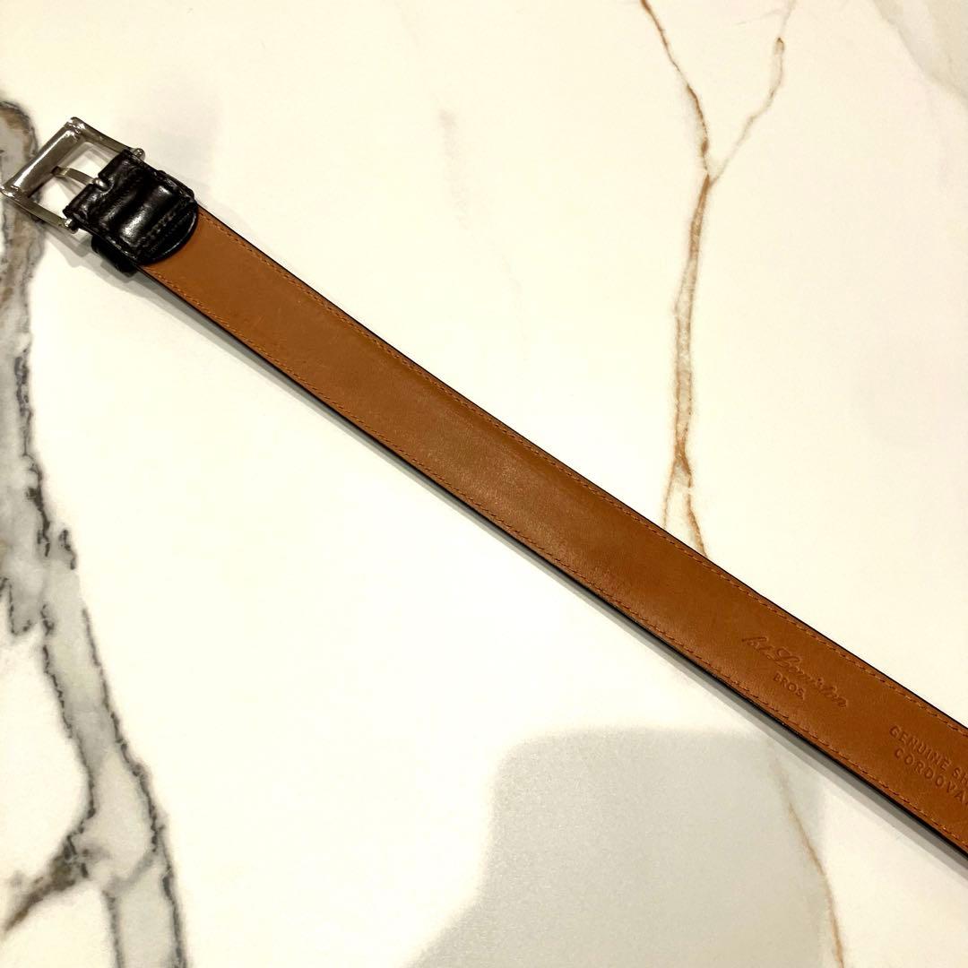 極美品✨K.T. Lewiston シェル コードバン バーガンディ 馬革ベルト