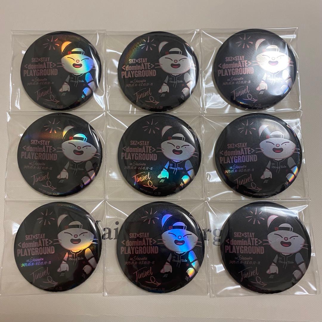 9点 straykids スキズ ホログラム 缶バッジ ジニレット