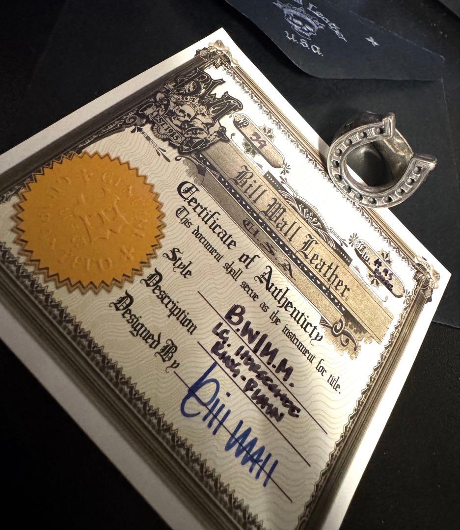 BWLマークマホーニ　ホースシューリング BWLマークマホーニ ホースシューリング - メルカリ