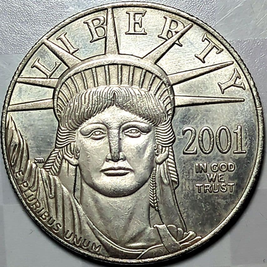 アメリカ合衆国 2001年 LIBERTY プラチナイーグル A2812 - メルカリ