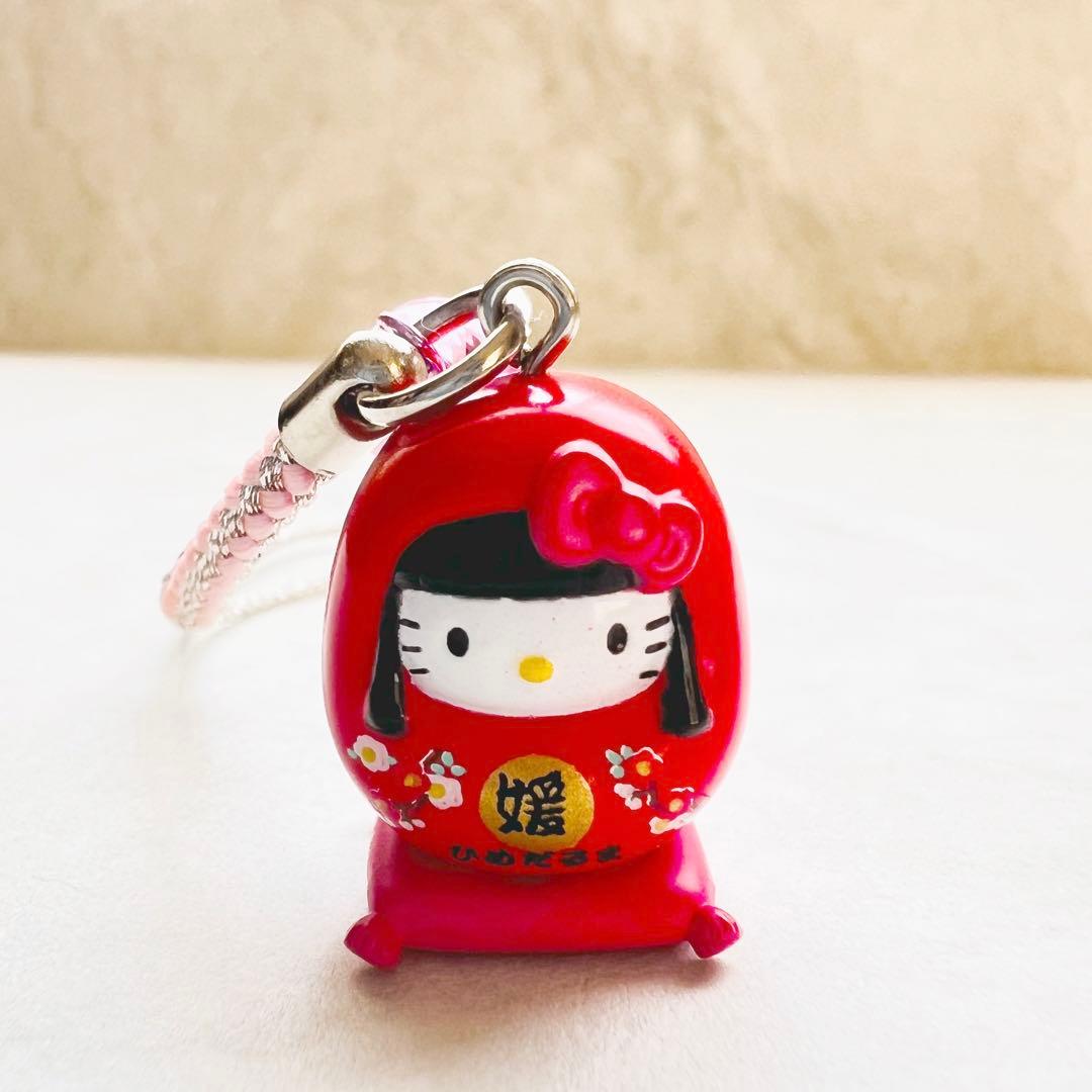 美品 2005年当時物 愛媛限定 道後温泉 姫だるま ハローキティ ご当地