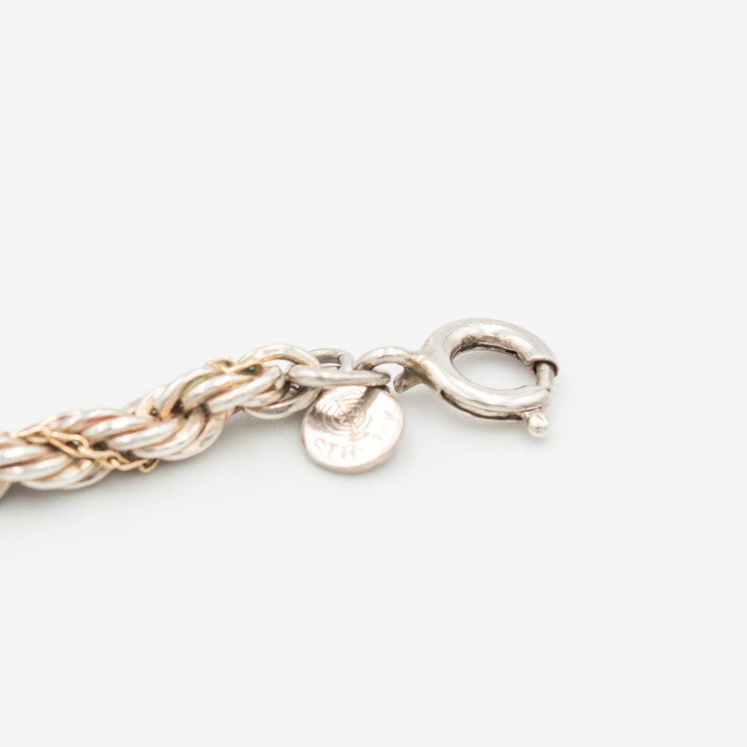 ヴィンテージ ティファニー ツイストロープ ブレスレット 19.8cm 80年代