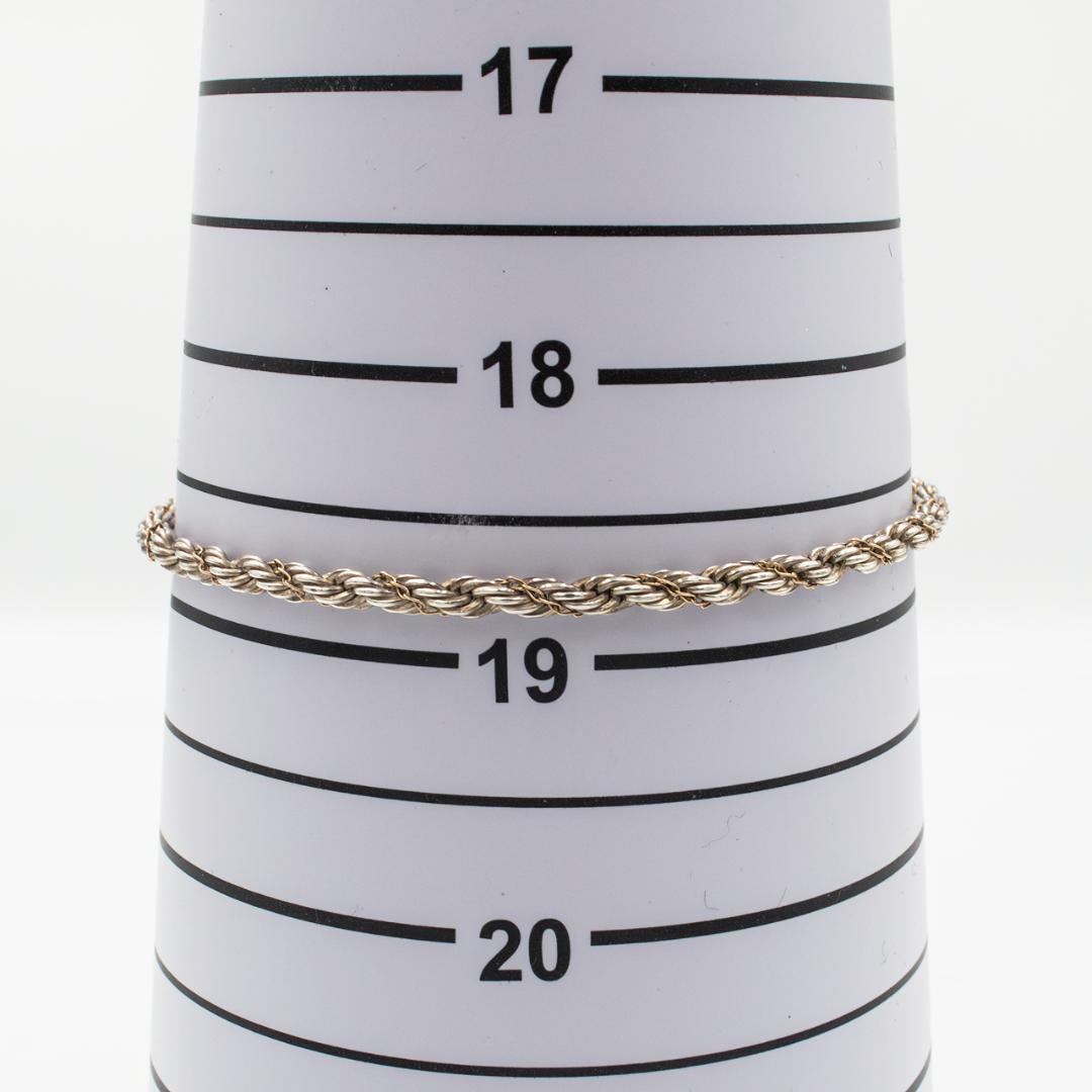 ヴィンテージ ティファニー ツイストロープ ブレスレット 19.8cm 80年代