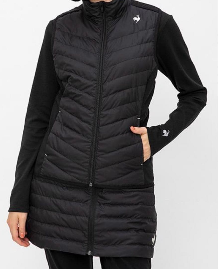 ルコック　パディングベスト＆スコートセット Oサイズ　23FW 新品タグ付 le coq sportif パディングベスト -デサントストア-DESCENTE STORE-