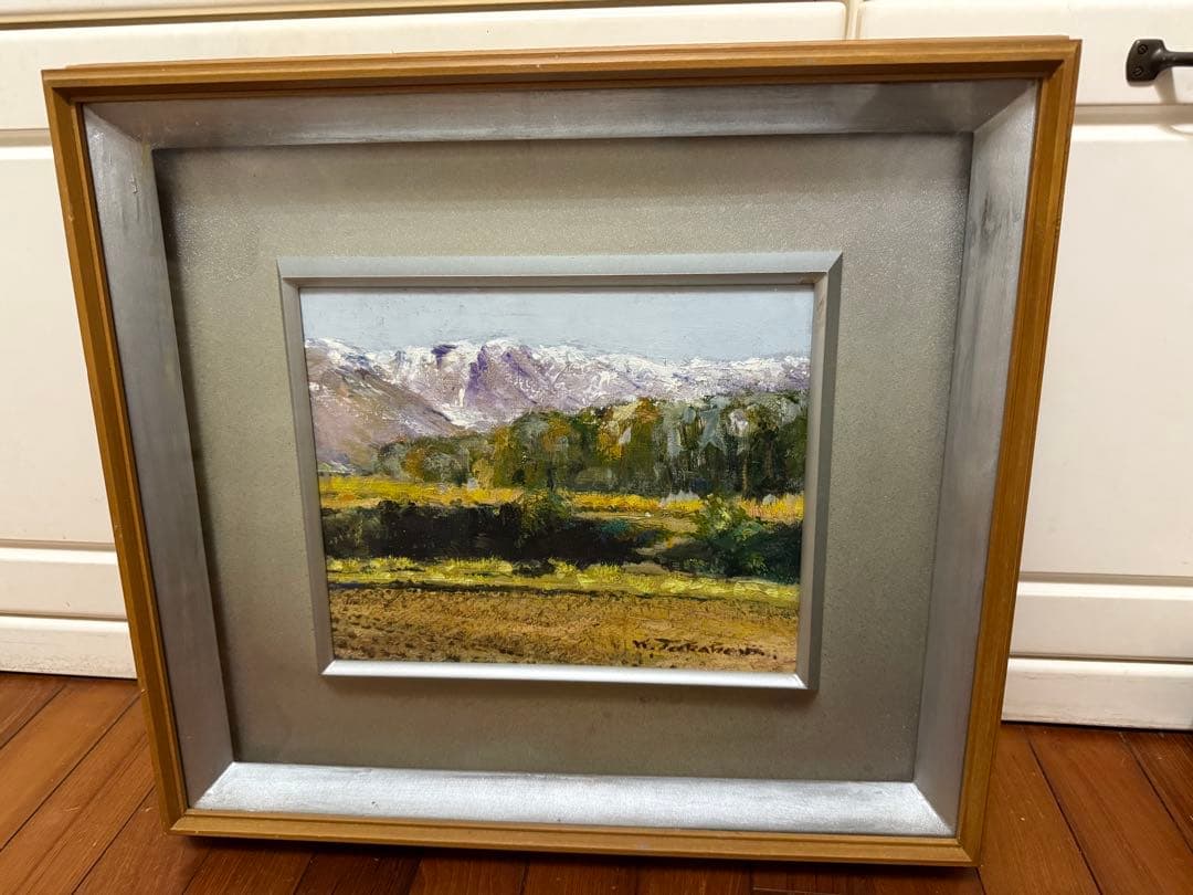 97.「北アルプス」髙橋一善 油絵