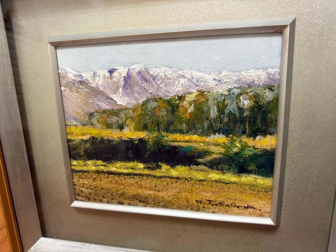 97.「北アルプス」髙橋一善 油絵